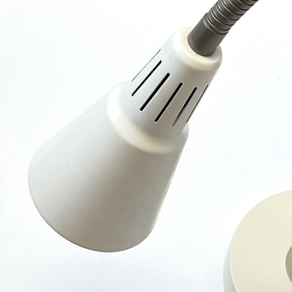 Ikea Vintage Table Lamp Flexible Swan Neck White Metal Shade Marianna Hagberg - Picture 2 of 7